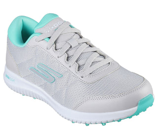 Skechers Go Golf Max Fairway 4 Lightweight Ladies Golf Shoes- Grey/Turquoise