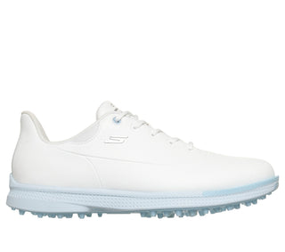 Skechers Go Golf Jasmine 2 GF Waterproof Ladies Golf Shoes - White & Pale Blue