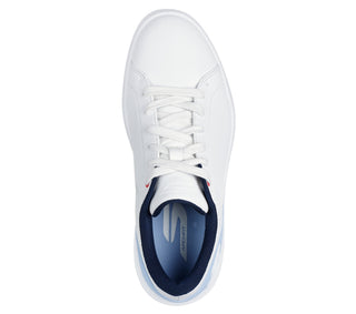 Skechers Waterproof Relaxed Fit GO GOLF Drive 6 Ladies Golf Shoes - White & Light Blue