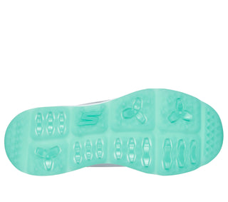 Skechers Ladies Go Golf Elite 6 Waterproof Ladies Golf Shoes- Grey/Mint