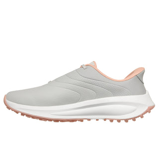 Skechers Slip-ins: Flow SI Ladies Waterproof Golf Shoes - Light Grey & Pink