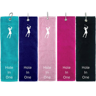 Hole in One Tri Fold Golf Towel Prize