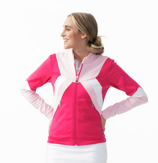 Daily Sports Zara Ladies Golf Jacket - Red Dahlia