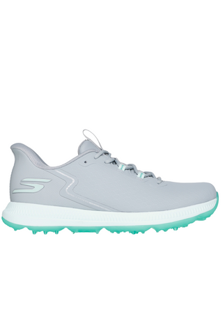 Skechers Ladies Go Golf Elite 6 Waterproof Ladies Golf Shoes- Grey/Mint