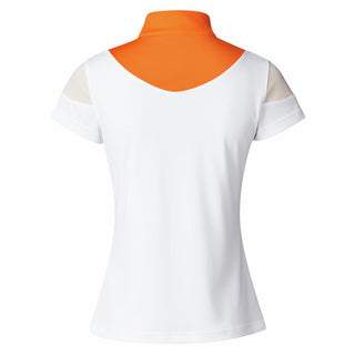Daily Sports Tisha Cap Sleeve Polo Shirt - White