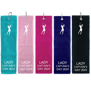 Lady Captain's Day 2024 Tri Fold Golf Towel