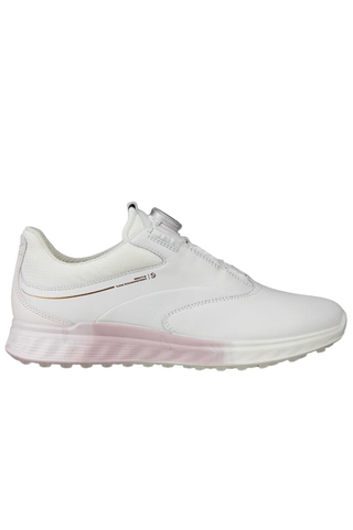 Ecco Golf S-Three BOA Waterproof Ladies Golf Shoes - White