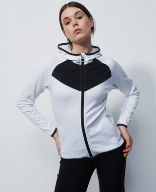 Daily Sports Ladies Milan Jacket with hood - White