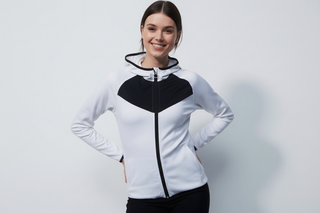 Daily Sports Ladies Milan Jacket with hood - White