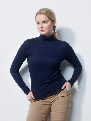 Daily Sports Ancona Long Sleeve Roll Neck - Navy