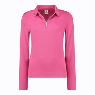 Daily Sports Peoria Long Sleeve Polo Shirt - Tulip