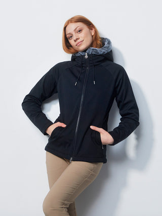 Daily Sports Livorno Padded Jacket with Fur- Black