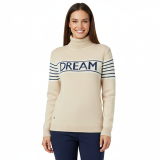 Daily Sports Cozenza Long Sleeve Roll Neck Pullover- Raw