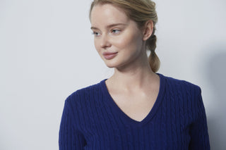 Daily Sports Ladies Madelene Pullover Golf Jumper - Spectrum Blue