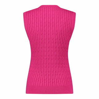 Daily Sports Ladies Madelene Vest Golf Top - Pink Tulip