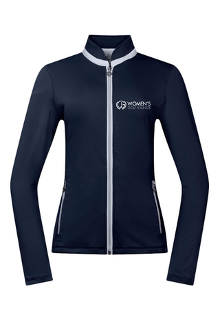Women's Golf Lounge x Surprizeshop - Pure Golf Mist Full Zip Jacket Navy