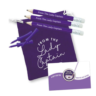 From the Lady Captain 2025 Golf Ball Marker Set - Purple