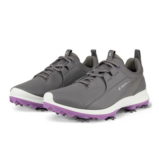 Ecco Golf Biom Tour Lace Waterproof Ladies Golf Shoes - Steel