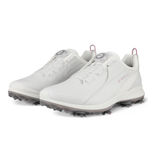 Ecco Golf Biom Tour BOA Waterproof Ladies Golf Shoes - White