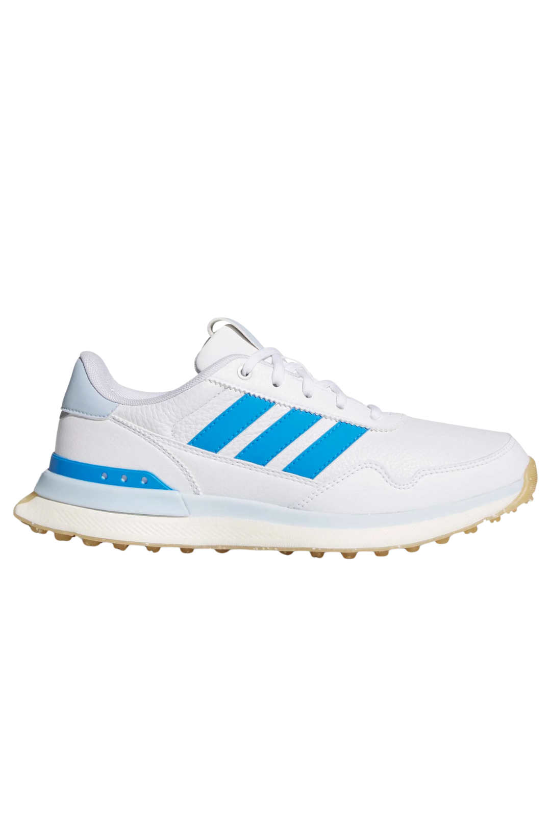 Adidas Womens S2G 26 Leather Spikeless Golf Shoes - White & Blue