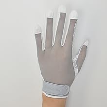 Right Hand All Weather Ladies Golf Mesh Sun Glove- White