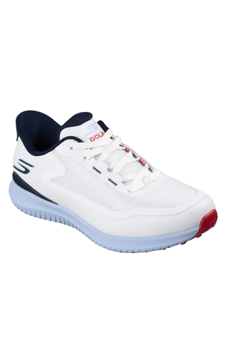 Skechers Slip-ins: GO GOLF Flight Ladies Shoes - White & Navy
