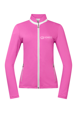 Women's Golf Lounge x Surprizeshop - Pure Golf Mist Full Zip Jacket Azalea