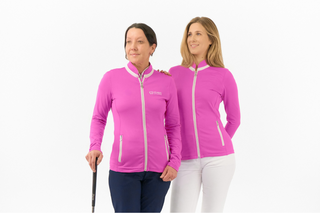 Women's Golf Lounge x Surprizeshop - Pure Golf Mist Full Zip Jacket Azalea
