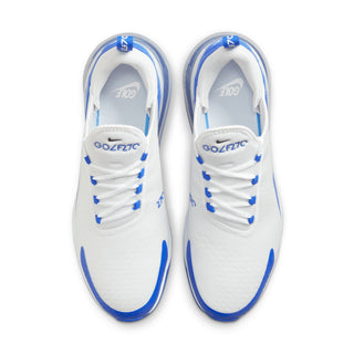Air Max 270 G Waterproof Golf Shoes - White & Blue