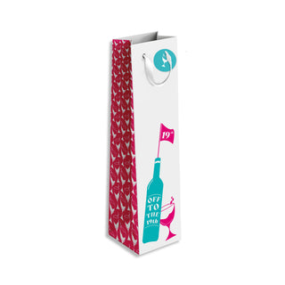 Surprizeshop - 3 Pack Golf Themed Wine Bags - Assorted Designs