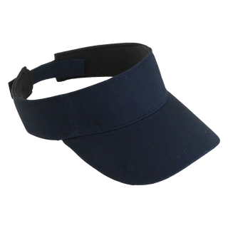 Becmoor Ladies Velcro Visor - Navy