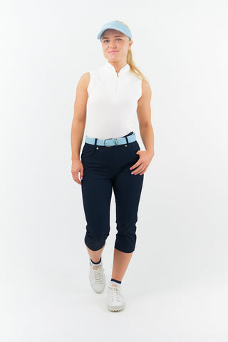 Surprizeshop Lady Golfer Woven Stretch Webbing Ladies Golf Belt - Pale  Blue