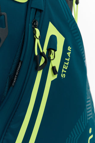 Sun Mountain Water-Resistant Stellar Cart Golf Bag - Blue, Sea & Leaf