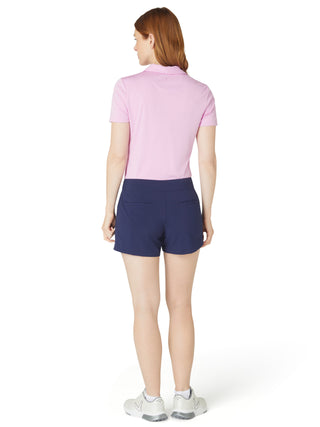 Ladies Woven 4.5" Extra Short Shorts - Caviar