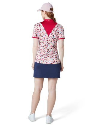 Callaway Golf Chev Geo Ladies Half Sleeve Polo - Mosaic