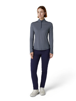 Callaway Golf Ladies Mini Geo Sun Protection Top - Peacoat