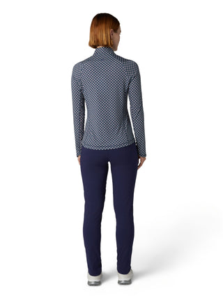Callaway Golf Ladies Mini Geo Sun Protection Top - Peacoat