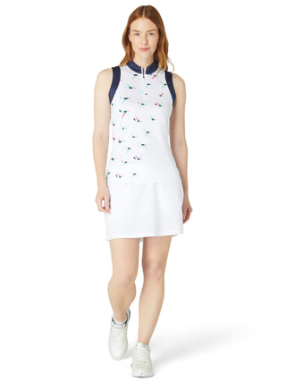 Ladies Birdie Sleeveless Golf Polo - Brilliant White