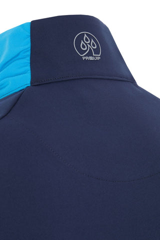 ProQuip Ladies Golf Crystal Full Zip Mid-Layer - Navy & Azure Blue