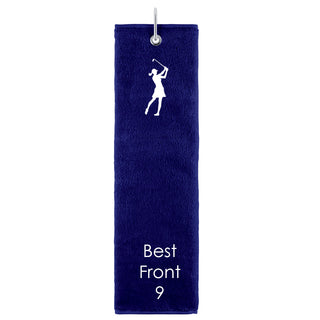 Best Front 9 Tri Fold Golf Towel Prize