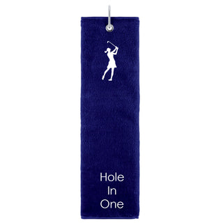 Hole in One Tri Fold Golf Towel Prize