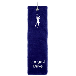 Surprizeshop Longest Drive Tri Fold Golf Towel Prize