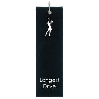 Surprizeshop Longest Drive Tri Fold Golf Towel Prize