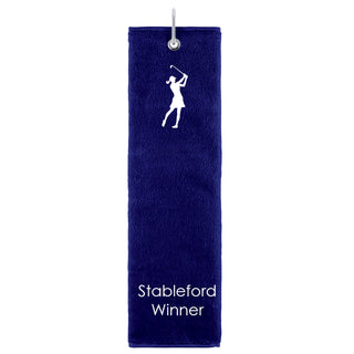 Stableford Winner Tri Fold Golf Towel Prize