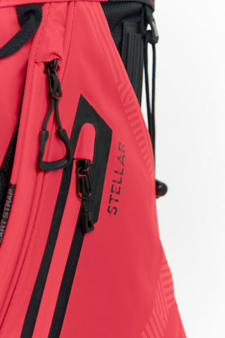 Sun Mountain Water-Resistant Stellar Cart Golf Bag - Coral, Black & Cadet