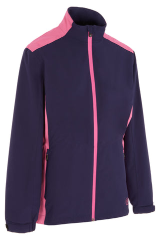 ProQuip Ladies Waterproof Jacket | Darcey Rain Jacket | Navy & Pink