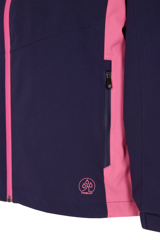 ProQuip Ladies Waterproof Jacket | Darcey Rain Jacket | Navy & Pink