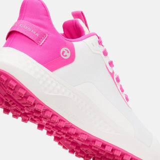 Duca Del Cosma Andiamo Waterproof Golf Shoes- White/Knockout Pink