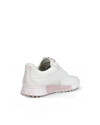 Ecco Golf S-Three BOA Waterproof Ladies Golf Shoes - White