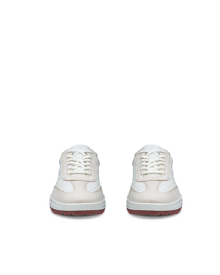 ECCO Golf Street Vibe Ladies Golf Shoes - Limestone, White & Blush